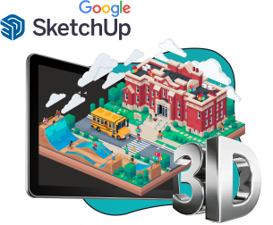 Google SketchUp - Школа программирования для детей, компьютерные курсы для школьников, начинающих и подростков - KIBERone г. Минск